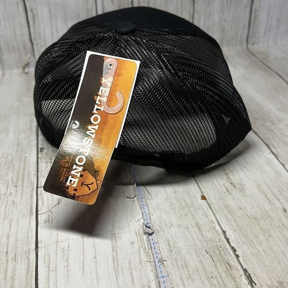 Yellowstone Dutton Ranch Black Trucker Hat Dad Cap Mesh NEW - Picture 4 of 7